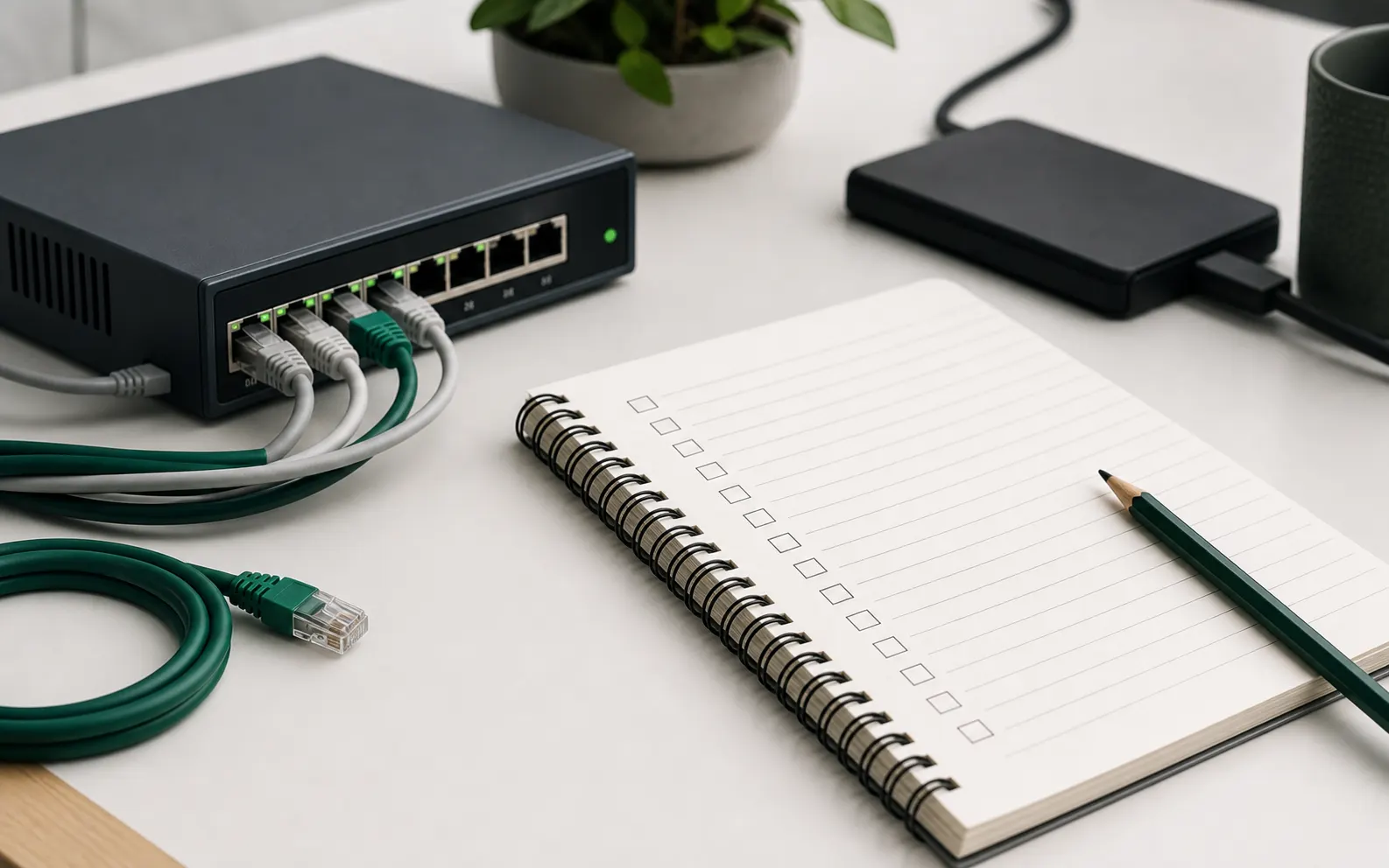 A compact review checklist keeps public-page checks consistent before and after routine work.